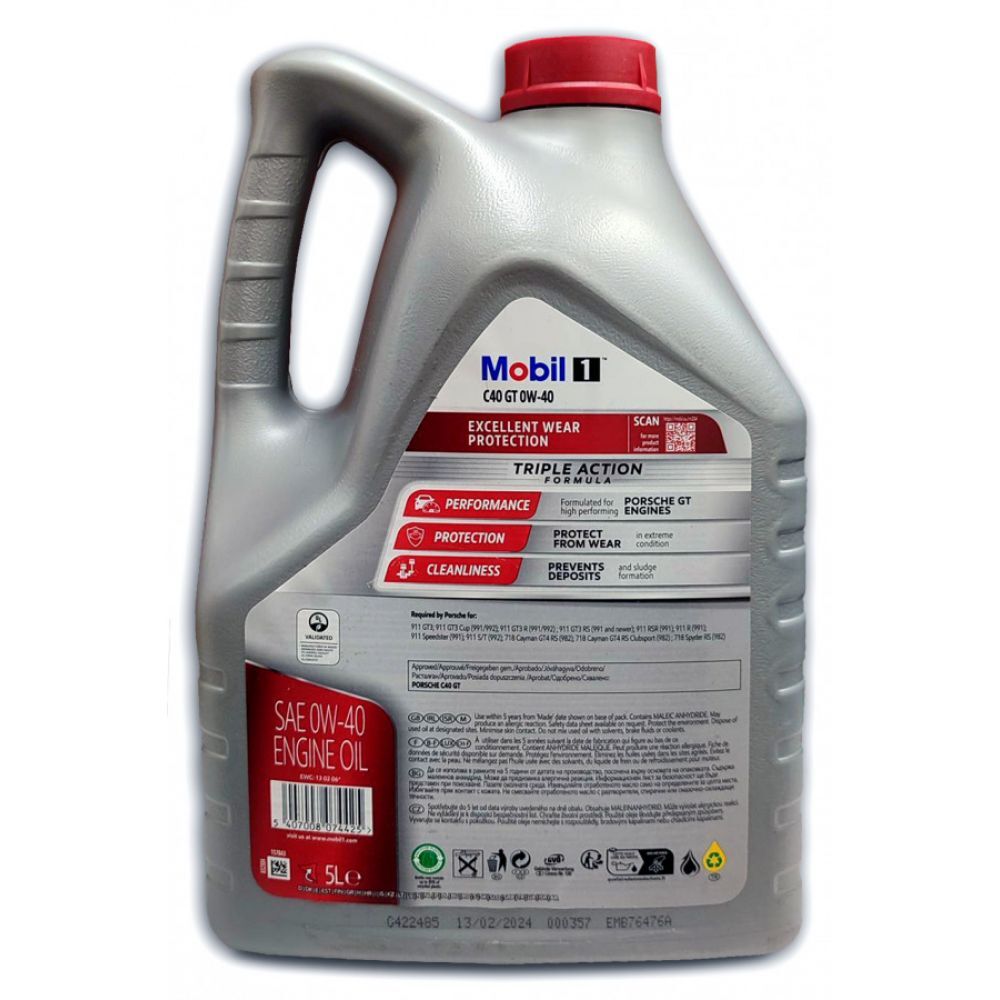 Mobil 1 C40 GT 0W-40 (8074425)